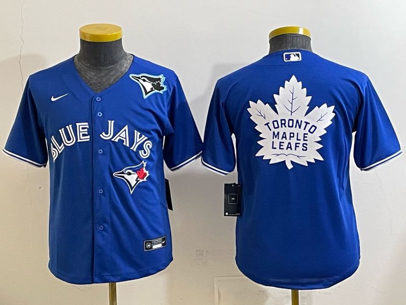 Youth 2025 Nike Toronto Blue Jays Blank blue Game MLB Jersey 09->youth mlb jersey->Youth Jersey